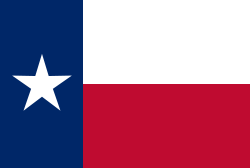 アメリカ・テキサス州旗